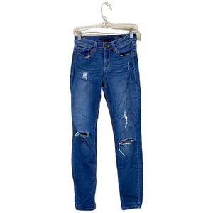 SP Black Label Skinny Jeans Size 25 Distressed Medium Wash